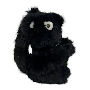 Pinehurst Fox Squirrel Driver Head Cover Golf Plush Black New